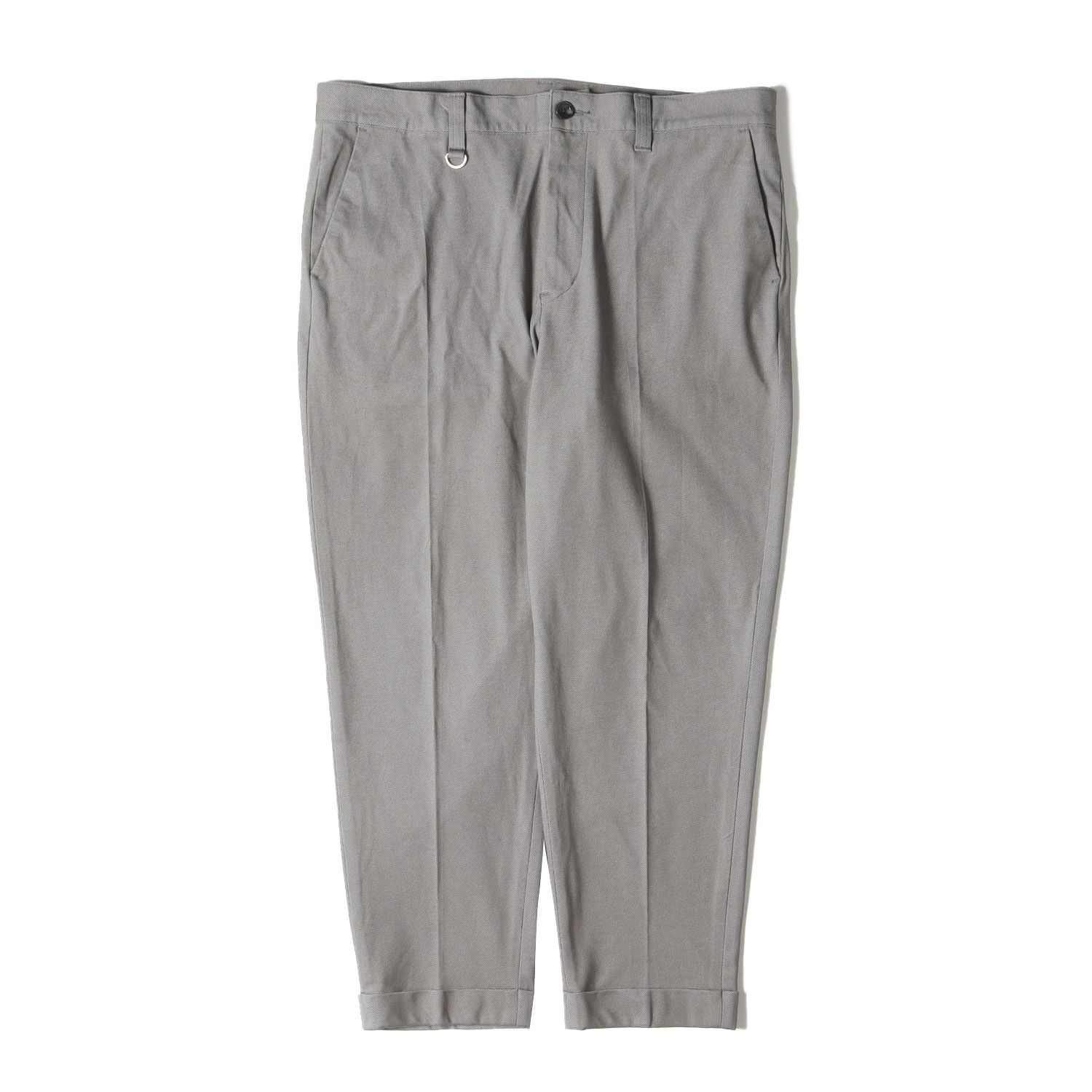 SOPHNET ソフネット パンツ サイズ:XL 21SS ストレッチ ツイル ワイド テーパード パンツ TURN UP WIDE TAPERED  PANTS グレー ボトムス ズボン【メンズ】 - メルカリ