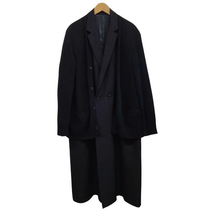 東店75-2224-2509 店舗併売 UNDERCOVER アンダーカバー 21AW KNカーデ チェスターダブルコート HG-J11-100 3
