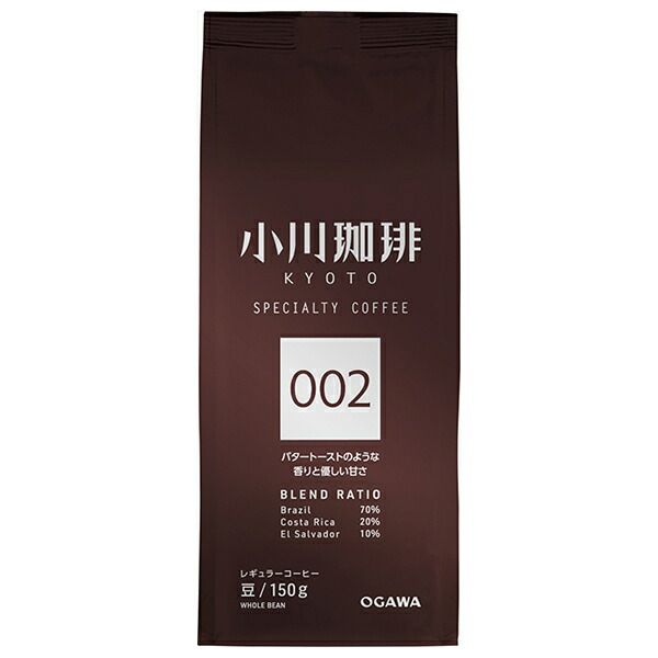 小川珈琲 ティコーヒーブレンド 002 豆 150g×24袋入× 2ケース | 嗜好品 珈琲 コーヒー レギュラー 豆