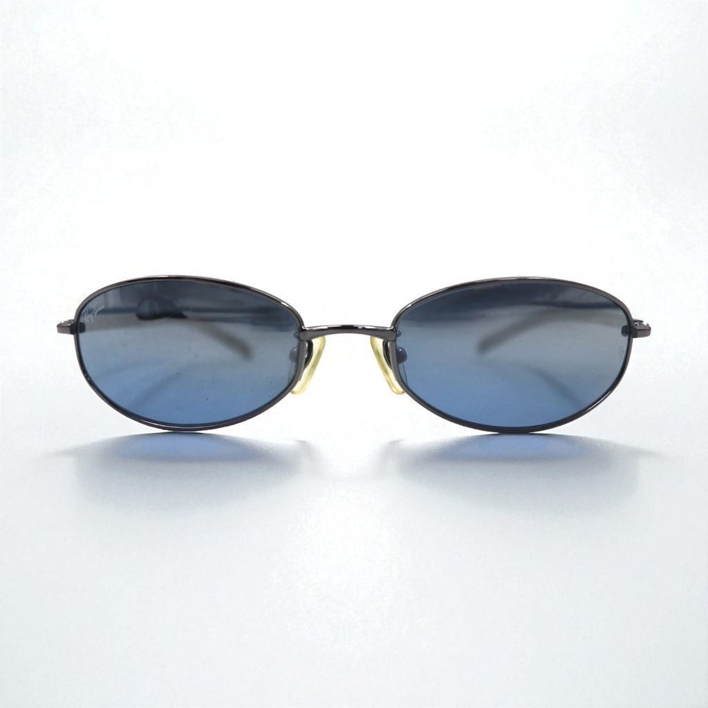 Ray-Ban オーバル サングラス ブラック メタルフレーム RB3230 004 7C 55-18 135