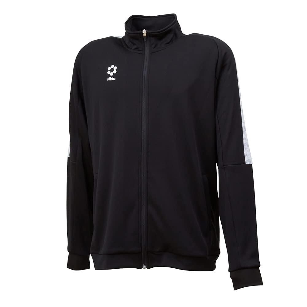 【新品・5営業日で発送】SFIDA(スフィーダ) BPウォームアップジャケット_JR (SA21812JR) 色 : BLK サイズ : 160 