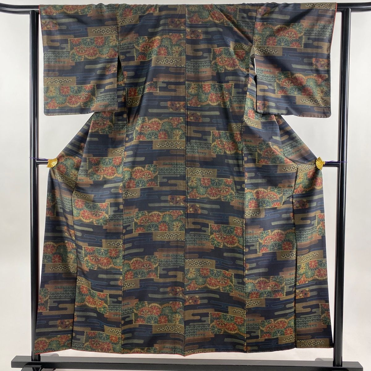 セールファッション - 小紋 身丈155.5cm 裄丈64.5cm M 袷 落款