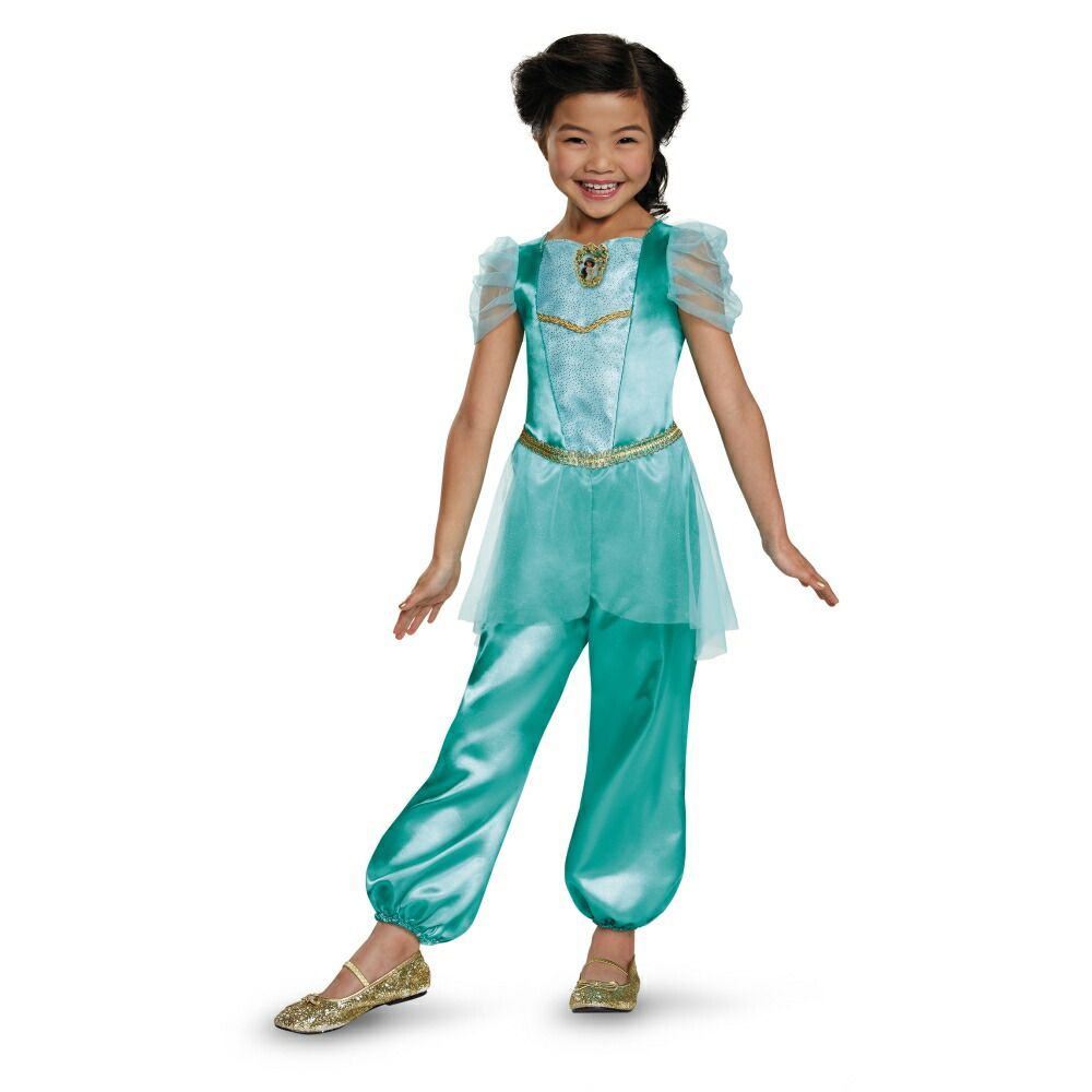 ジャスミン 衣装、コスチューム 3T-4T 子供女性用 Classic アラジン ディズニー ハロウィン コスプレ 