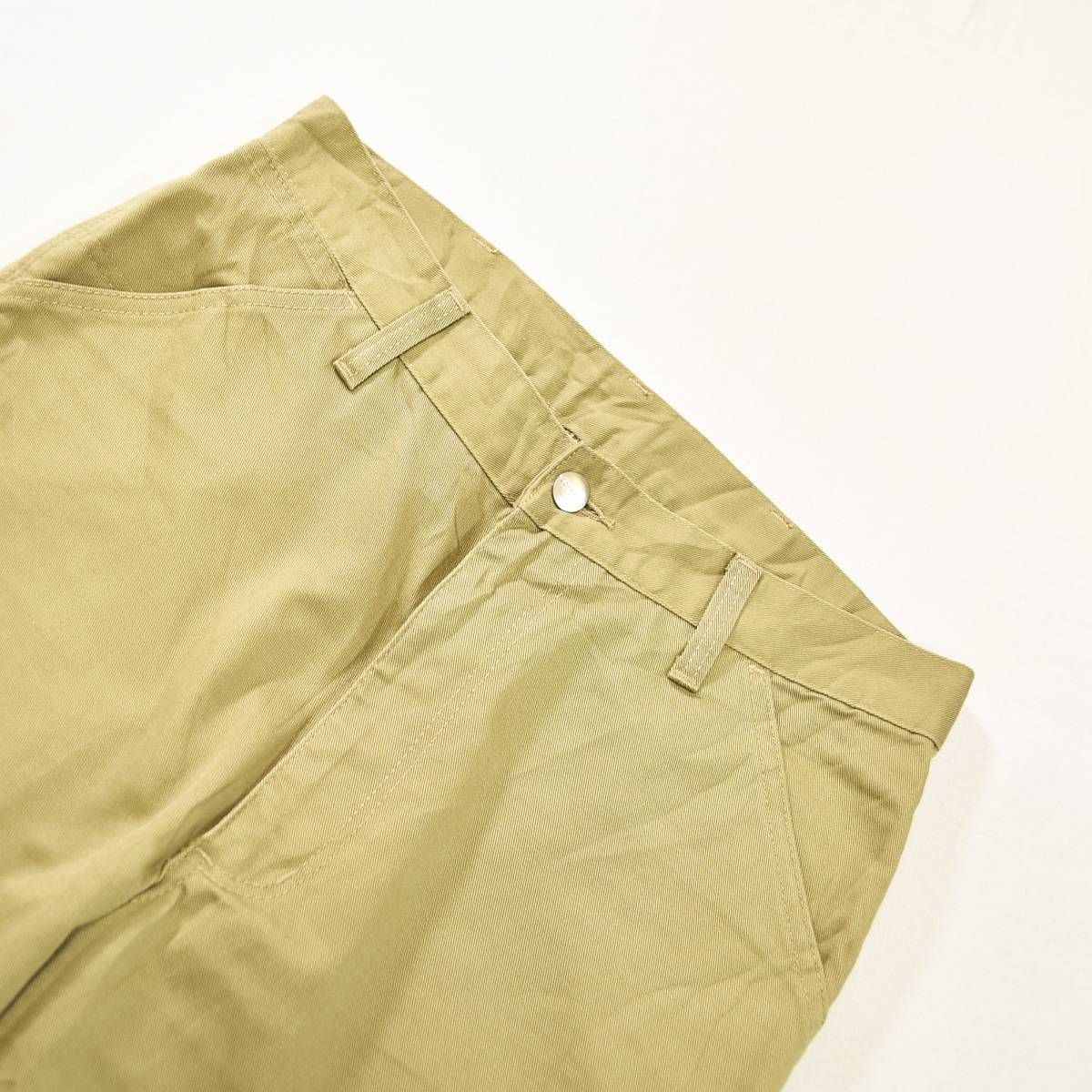 極美品✨ カーハート ベージュ オーバーオール チノパン生地 コットンツイル 中古・古着通販】CarHartt (カーハート) オーバーオール
