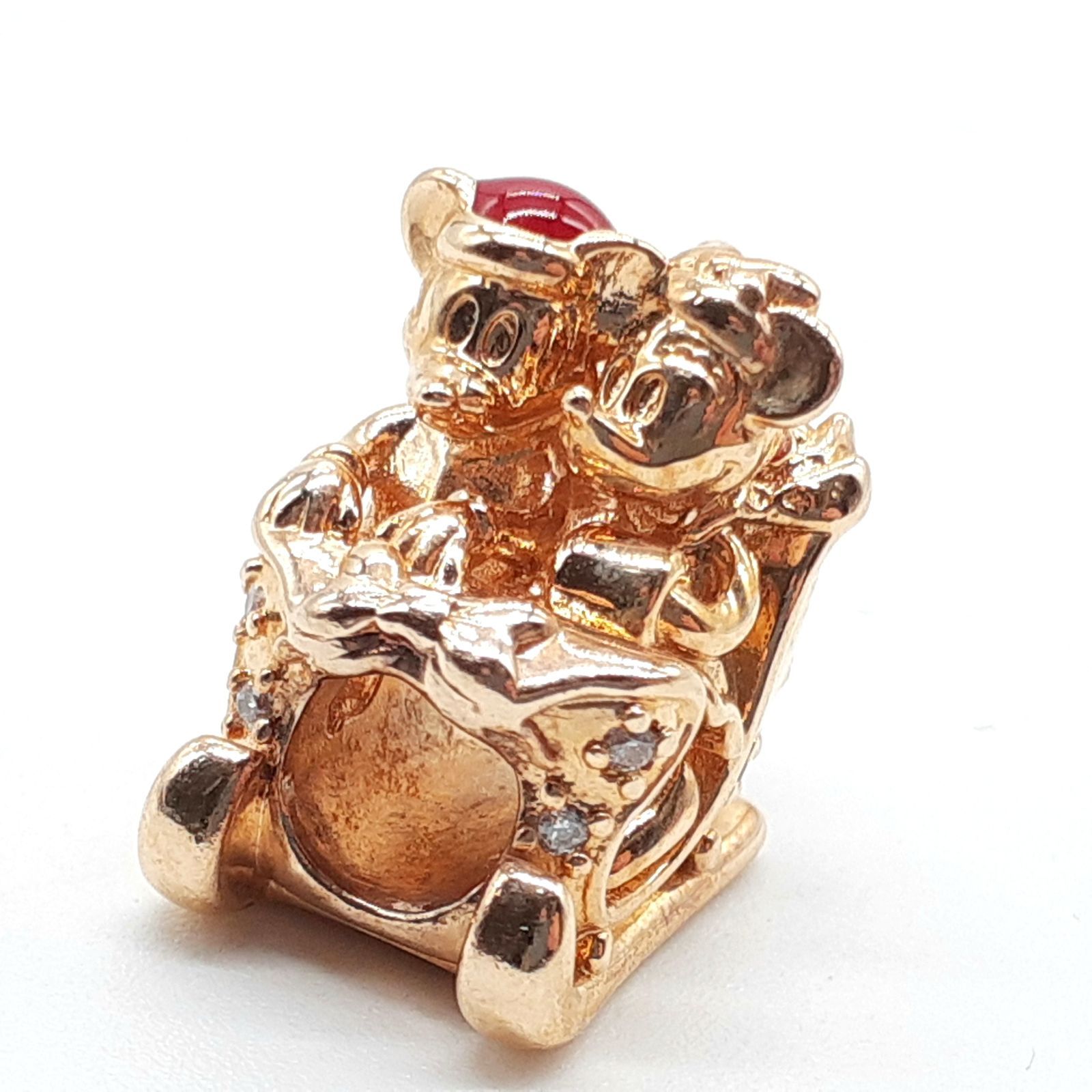 PANDORA パンドラ ディズニー ミッキー ダイヤモンド ネックレス パンドラ×ディズニー、ミッキー＆ミニーがチャーミングに輝く