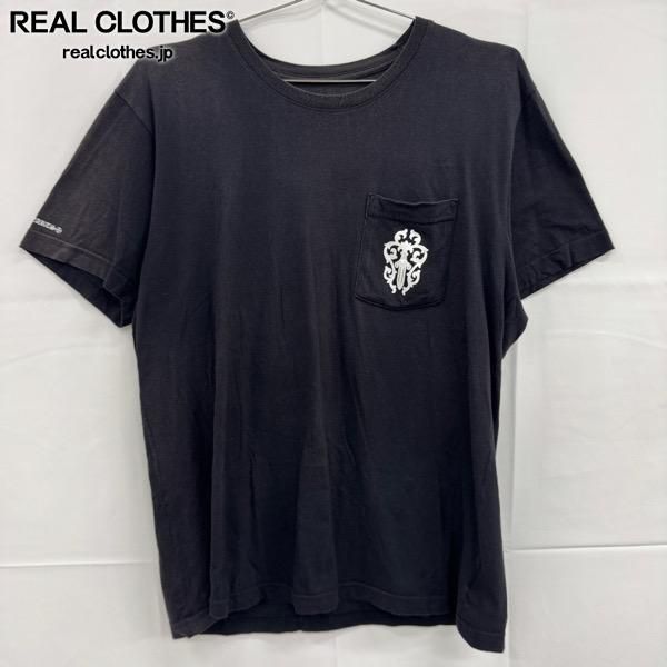クロムハーツ Tシャツ ヴァインダガー 白×黒 CHROME HEARTS クロムハーツ ヴァインダガー Tシャツ ロゴ