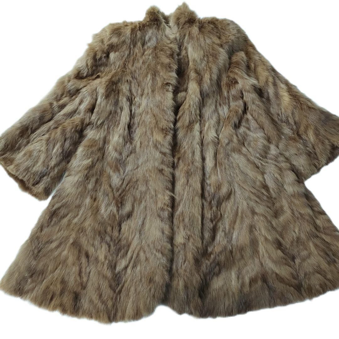 裾周り250cm! ロシアンセーブル ロングコート フレア ファー XLサイズ 裾周り250cm】 ロシアンセーブル ロングコート フレア ファー XL