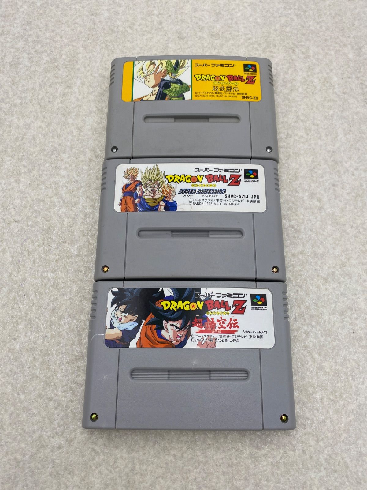 スーパーファミコンソフト　3点セット ドラゴンボールZ スーパーファミコン ソフトのみ3点 - メルカリ