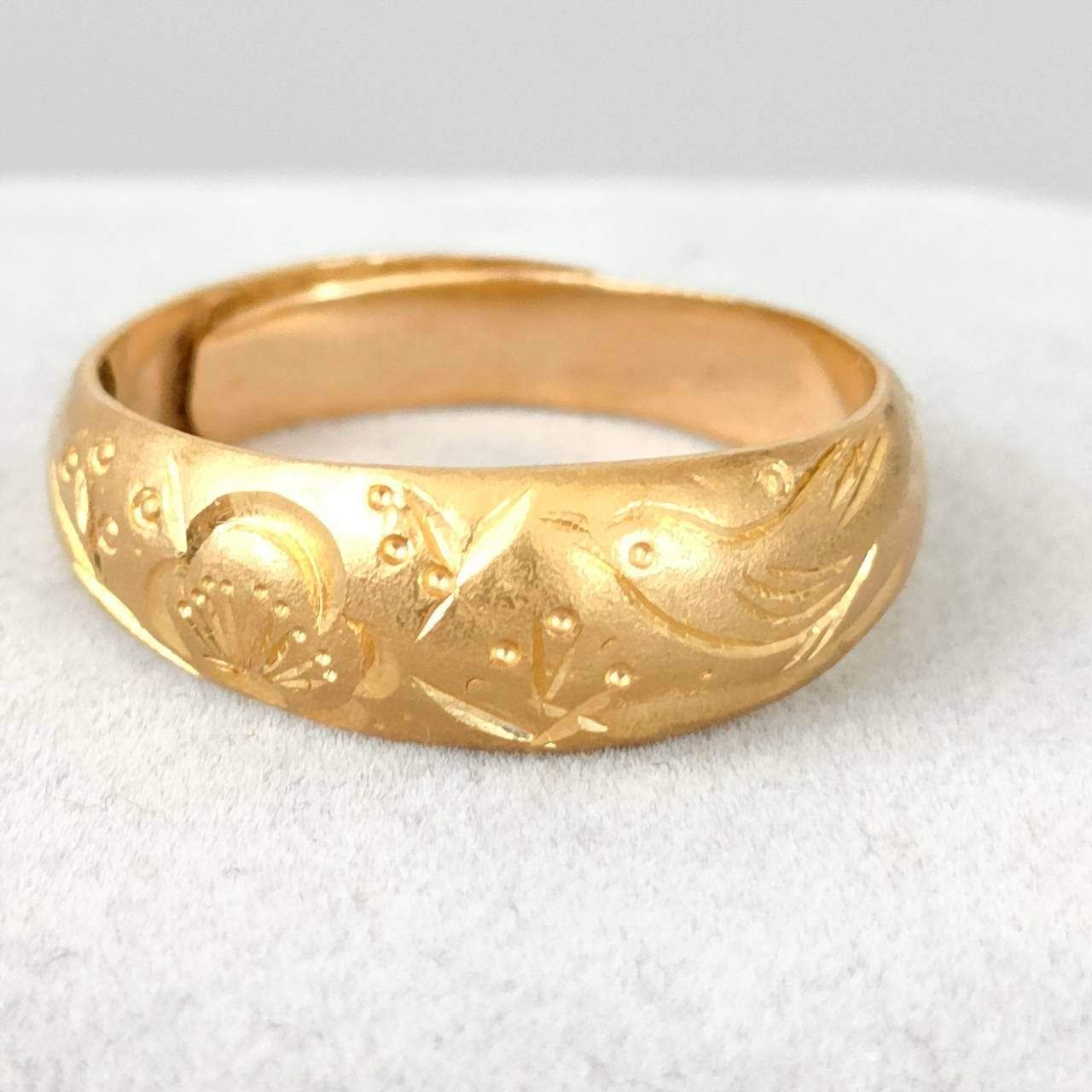 新品 24金 24K フリーデザイン リング 24金 リング ブランド」の