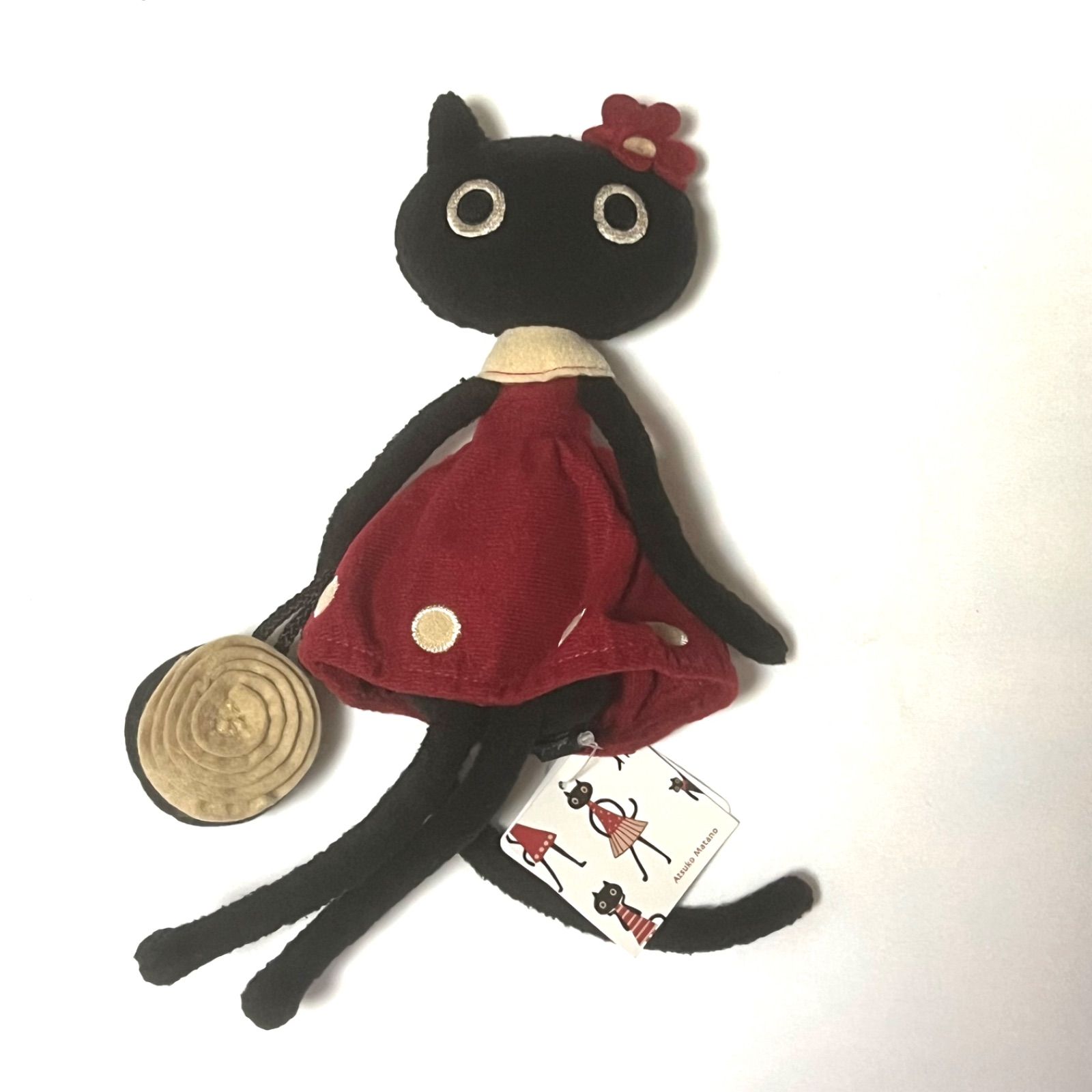 マタノアツコ Atsuko Ｍtano 黒猫ぬいぐるみ 大 マタノアツコ Atsuko Mtano 黒猫ぬいぐるみ 大 - メルカリ