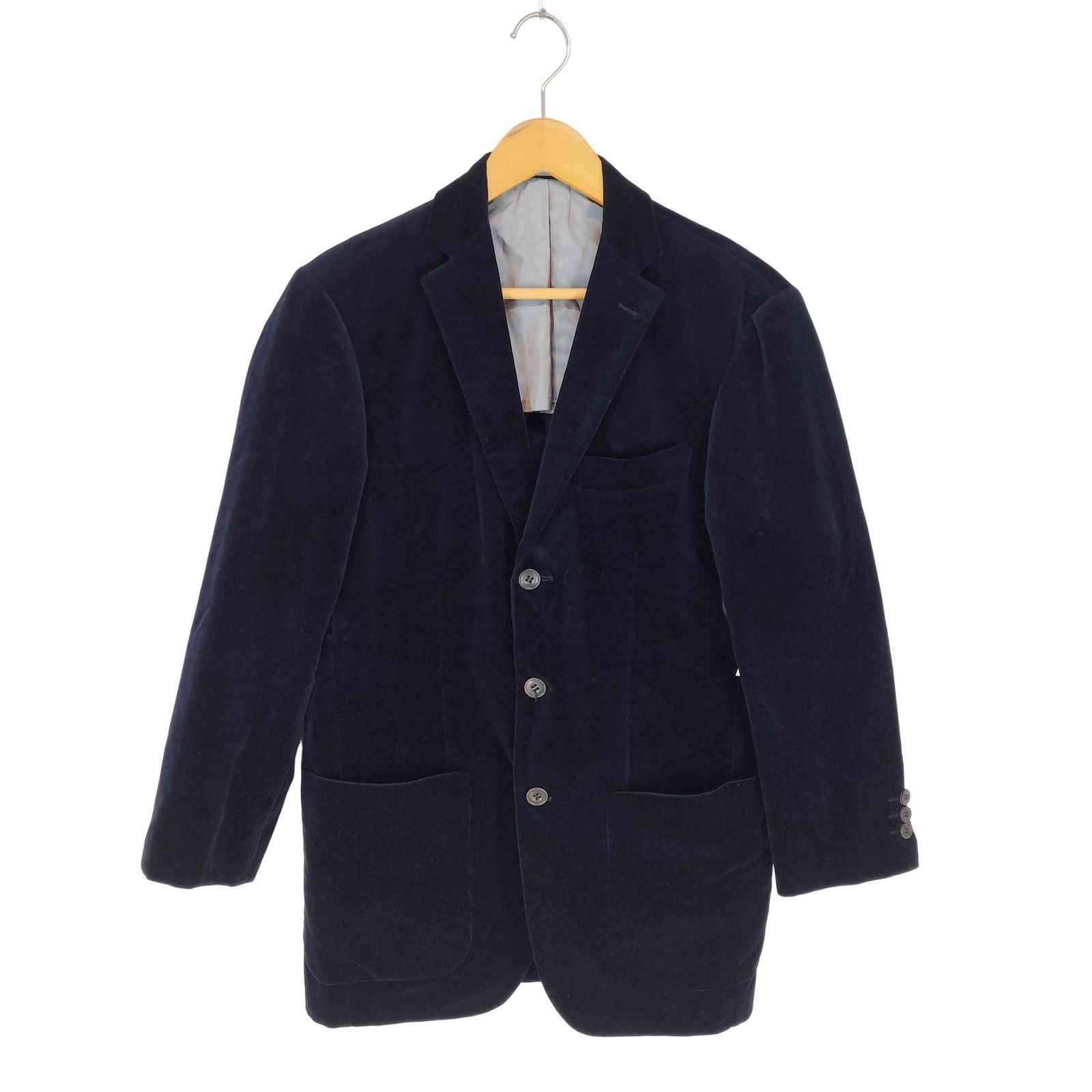 BRILLA per il gusto(ブリッラペルイルグースト) カシミアシルク 2bテーラードジャケット メンズ  48【中古】【ブランド古着バズストア】 ブリッラペルイルグースト BRILLA per il gusto ベロア 2B テーラード