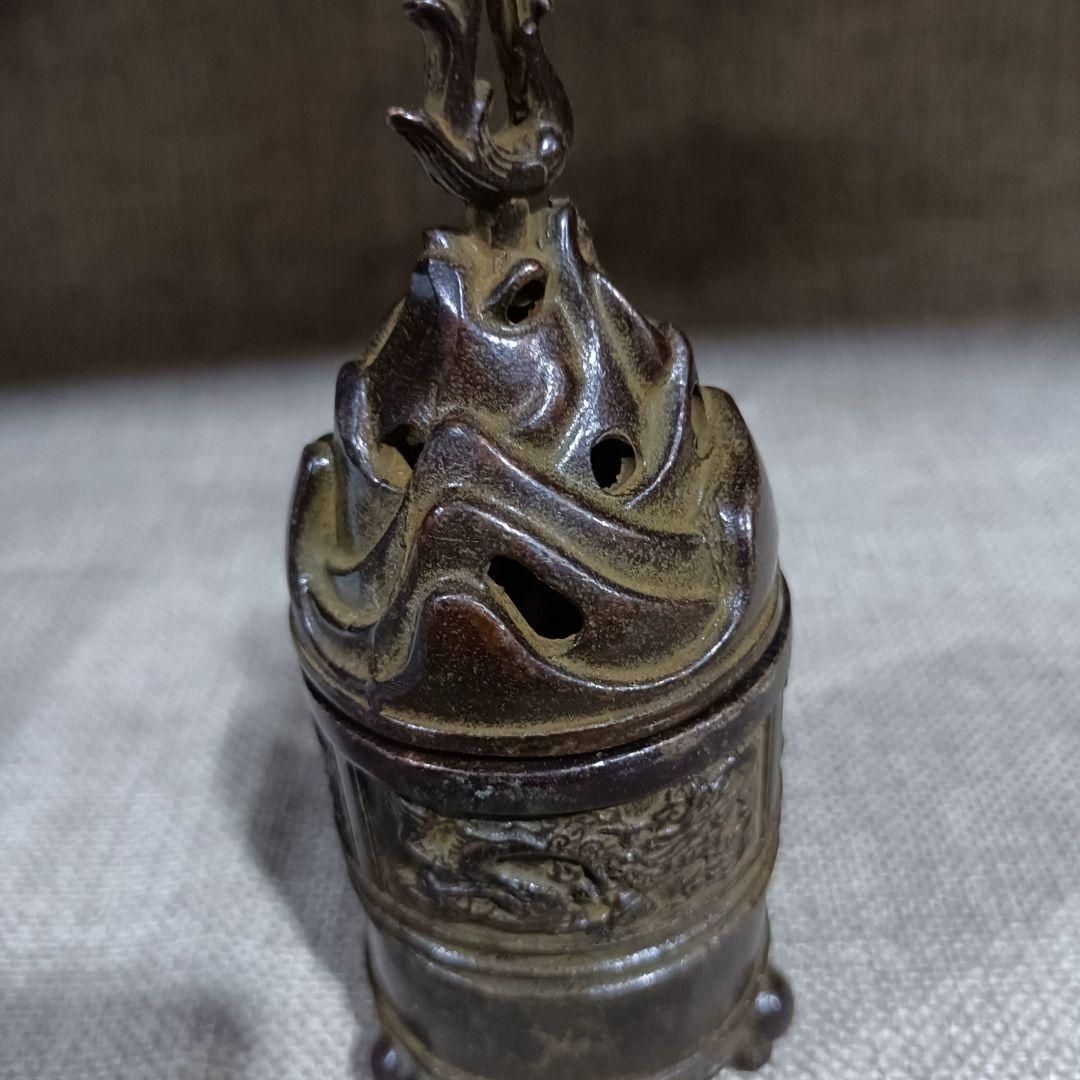 銅製 博山炉 焚香炉 仏具盤香炉 茶道置物 装飾品 工芸品 銅製 博山炉 焚香炉 仏具盤香炉 茶道置物 装飾品 工芸品（汉博山