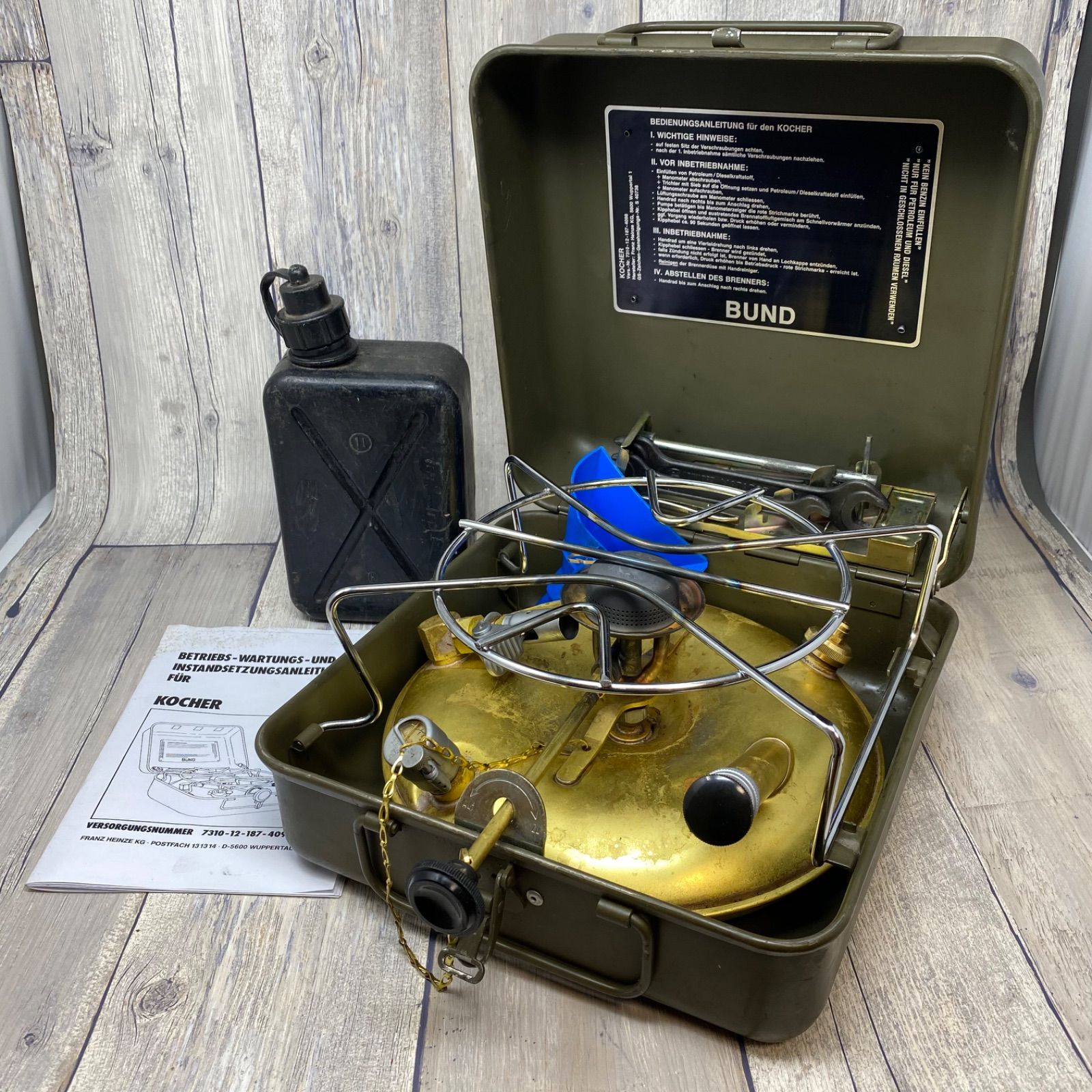 ハインツ ゲニオールストーブ ドイツ軍 ケロシンストーブ クッカー