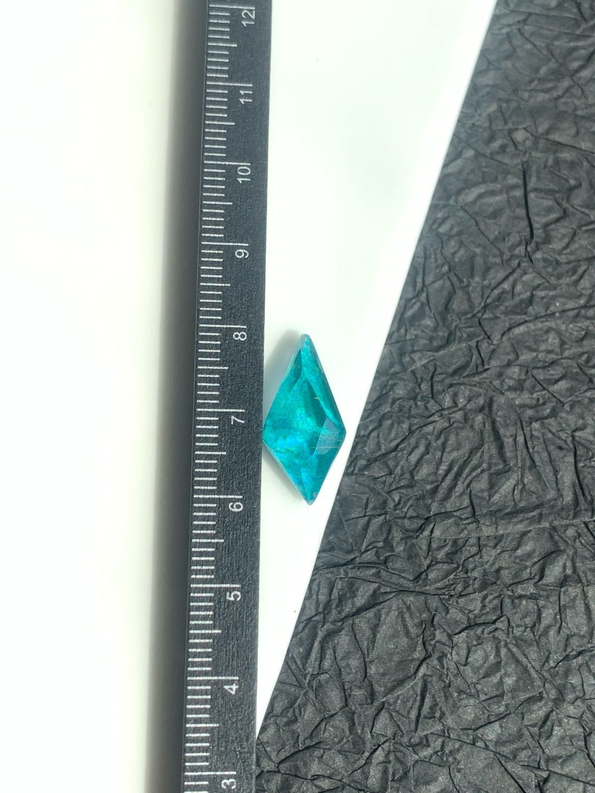 1点もの 珪孔雀石（クリソコラ）×ルチルクォーツ ダブレットストーン