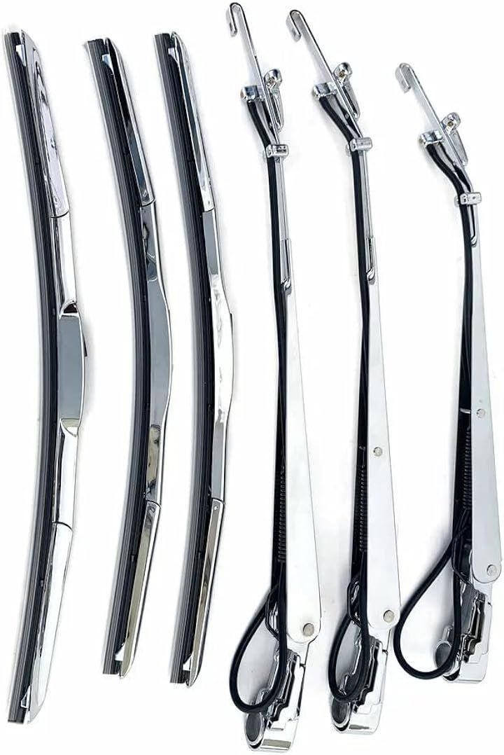 FDONG いすゞ ファイブスターギガ メッキ ワイパーブレード ワイパーアーム セット トラック用品 ッキワイパー 鏡面 部品 外装パーツ