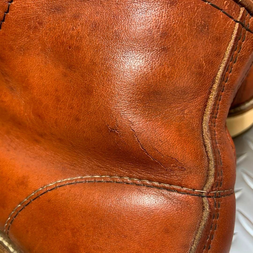 ☆REDWING 875 裏半円犬タグ 1991年製 US6.5E (23A6) VINTAGE レッド 