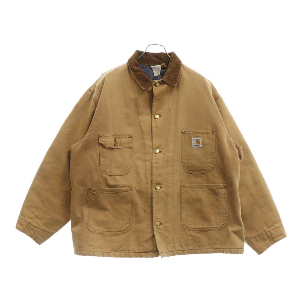 CARHARTT (カーハート) 90s VINTAGE CHORE COAT ヴィンテージ チョアコート ダックジャケット ブランケットライナー付き  ブラウン - メルカリ