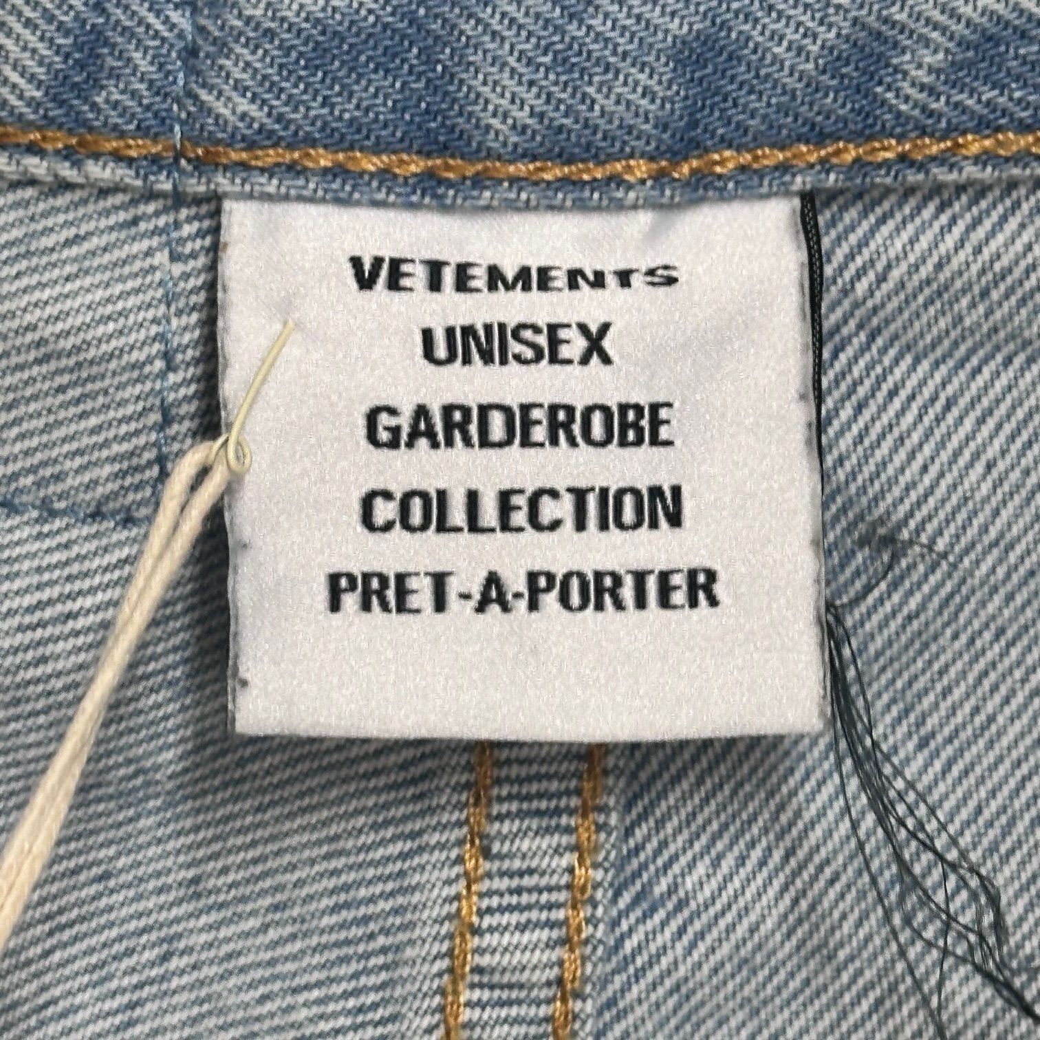 VETEMENTS 23SS Plain Baggy Jeans バギーデニムパンツ ワイド 