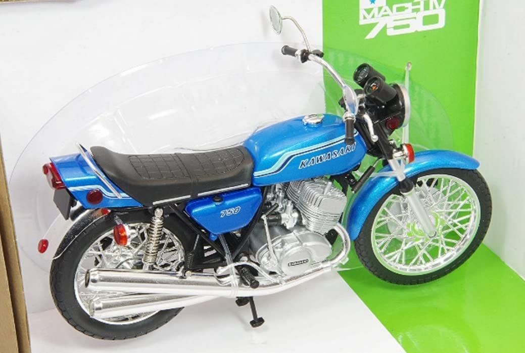 アオシマ スカイネット 112 カワサキ 750 SS マッハ IV ブルー - メルカリ