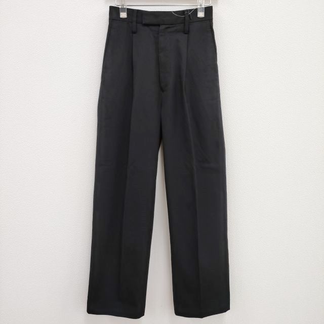 AURALEE/Ron Herman 別注 EXCLUSIVE SUPER FINE WOOL COTTON TWILL PANTS A24SP08RH パンツ 24SS 黒 オーラリー/ロンハーマン【中古】4-0423M♪