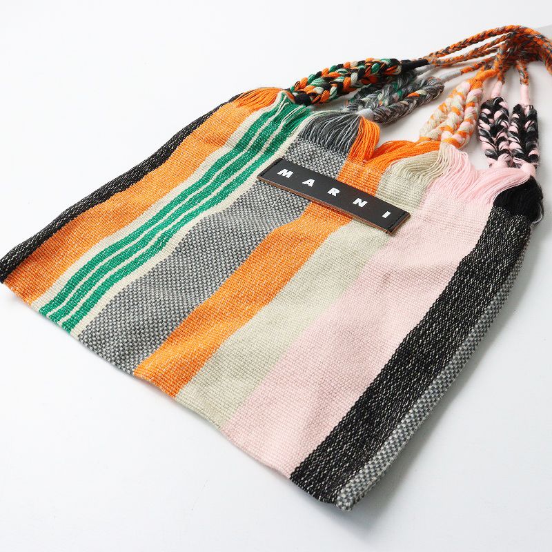 未使用 マルニ マーケット MARNI MARKET CROSS HAMMOCK BAG クロス