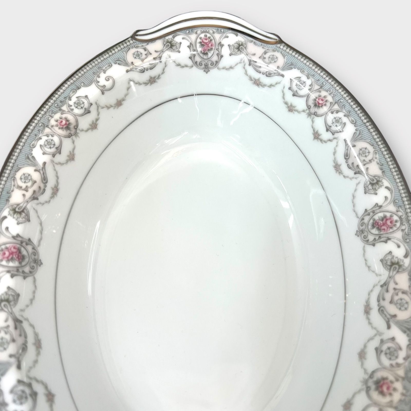 ノリタケ グレンビル オーバルプレート 深皿 大判 Noritake Glenville 