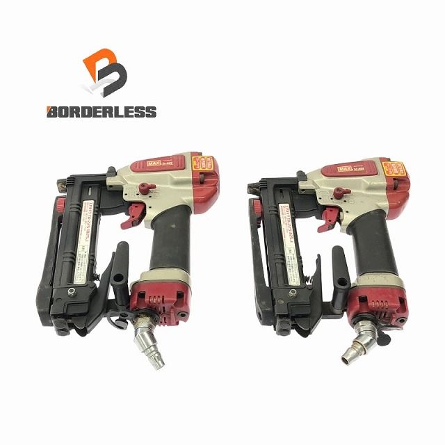 2点セット MAX マックス 4mm|10mm 常圧 エアネイラ TA-225|425J TA-225|1025J ステープル用 エアタッカー 釘打機 108333
