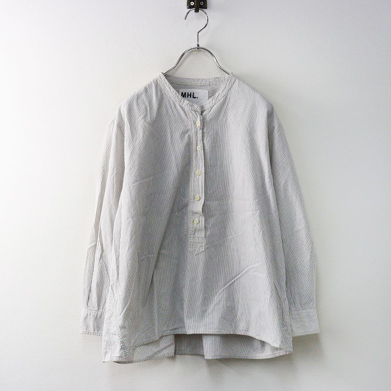 美品　マーガレットハウエル　MHL ブラウス　ショールカラー　トップス エムエイチエル マーガレットハウエル MHL. MARGARET HOWELL