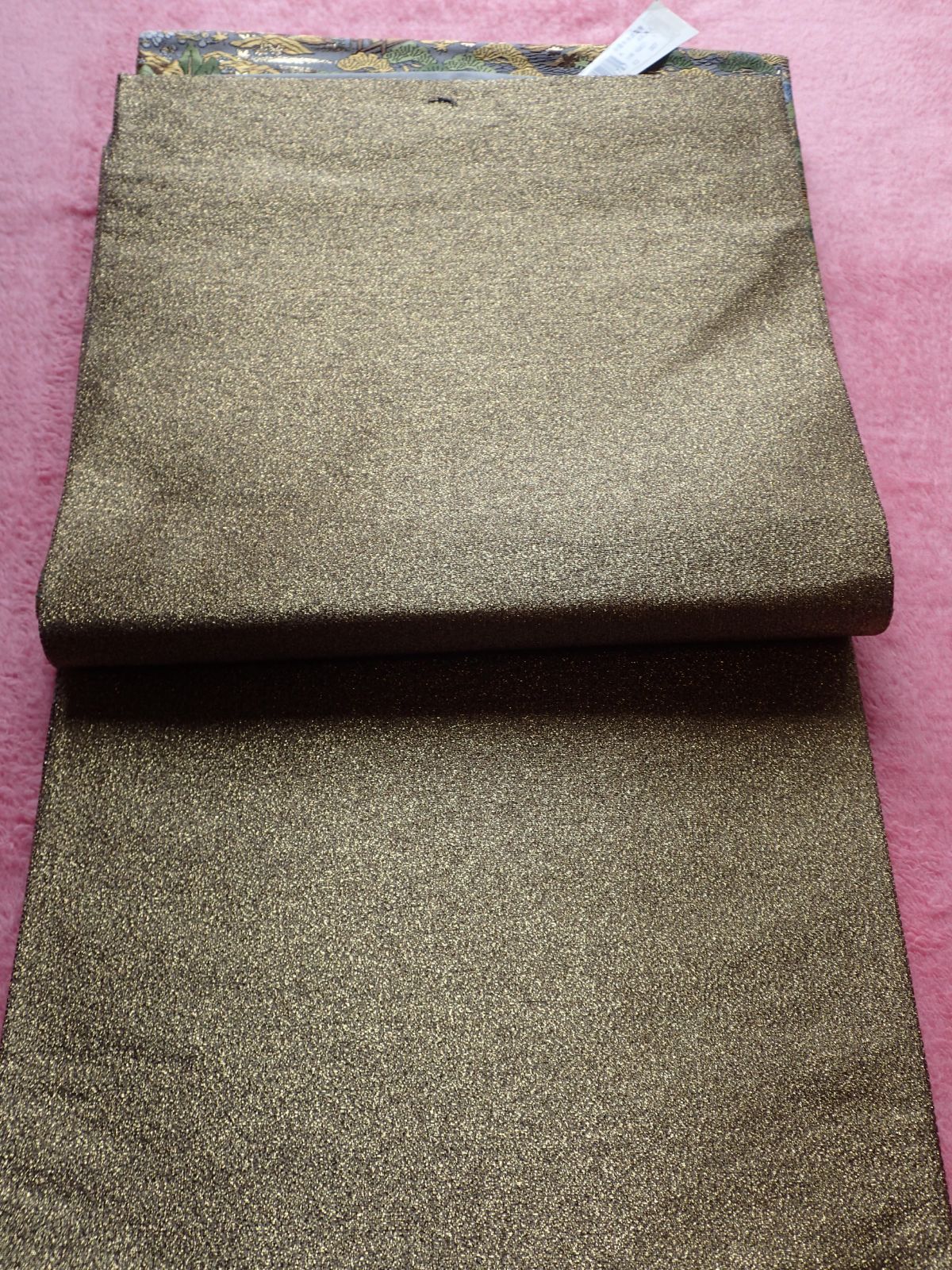 正絹 袋帯 建都壱建都一千二百年記念 全通総柄本金錦 京洛時代祭還幸