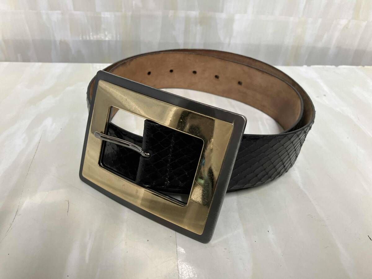 DOLCE ＆ GABBANA ドルチェアンドガッバーナ レザー ブラック