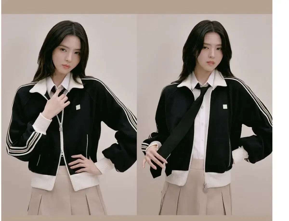 FILA 1911 ニット トラック ジップアップ スカート M ブラック セットアップ