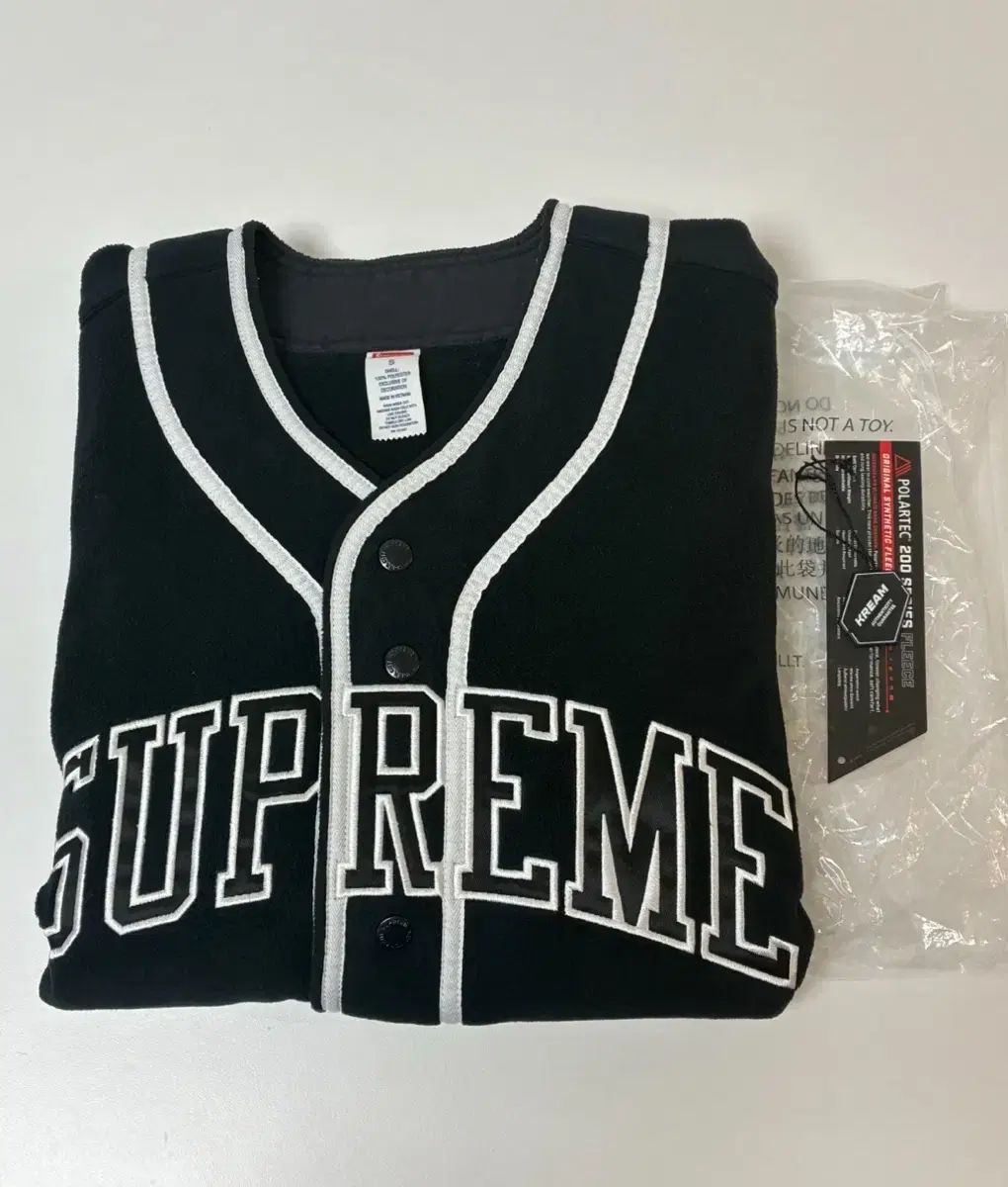 お手頃価格で大人気！ Supreme シュプリーム ポーラテック ベースボール ジャージ ブラック