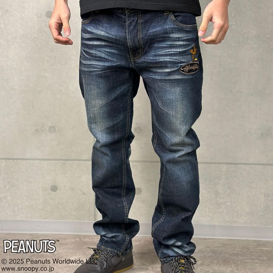 SNOOPY×Flag Staff MOTORCYCLE Denim Pants フラッグスタッフ 