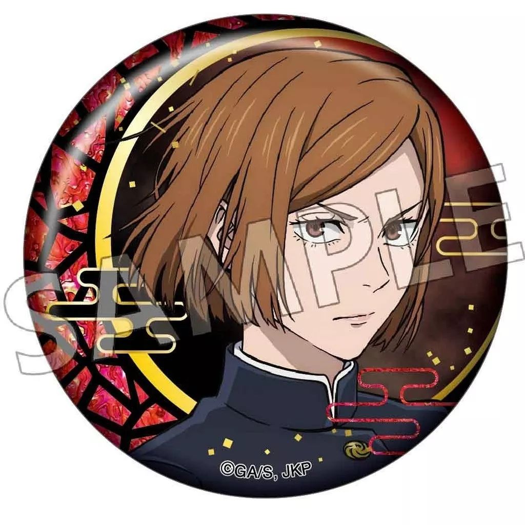 中古】バッジ・ビンズ 釘崎野薔薇 「呪術廻戦 螺鈿風シリーズ 缶