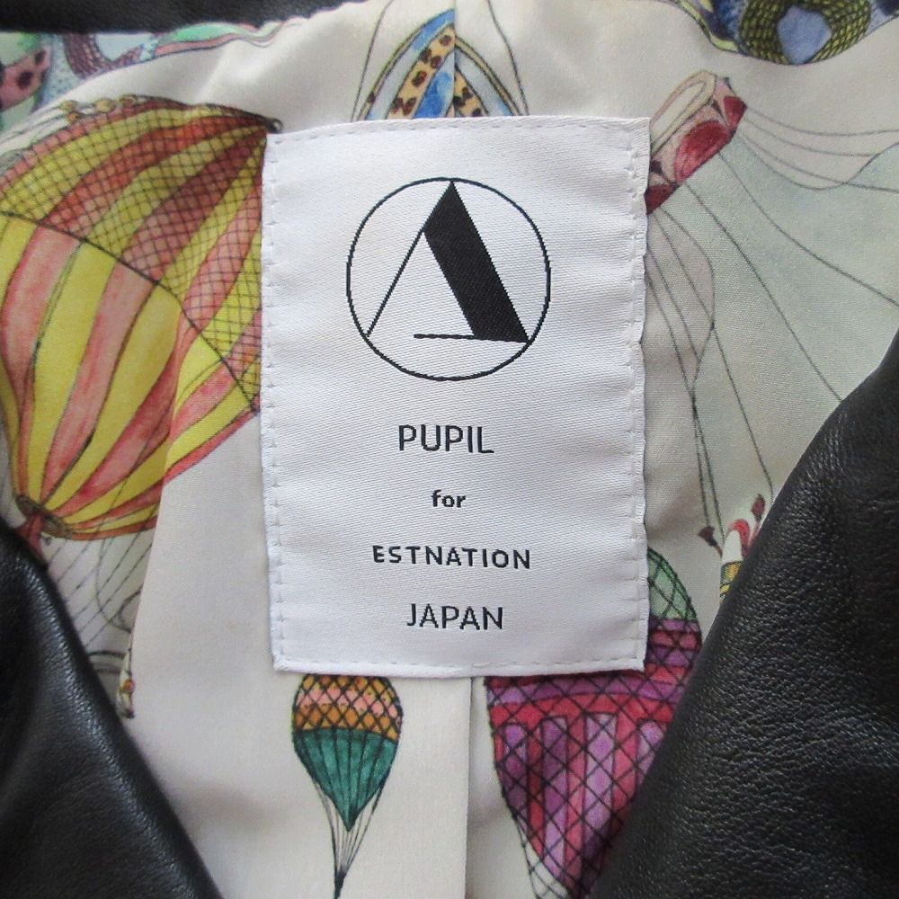 A PUPIL × SWASH for ESTNATION 別注 ライダース エストネーション A PUPIL × SWASH for ESTNATION ラム レザー
