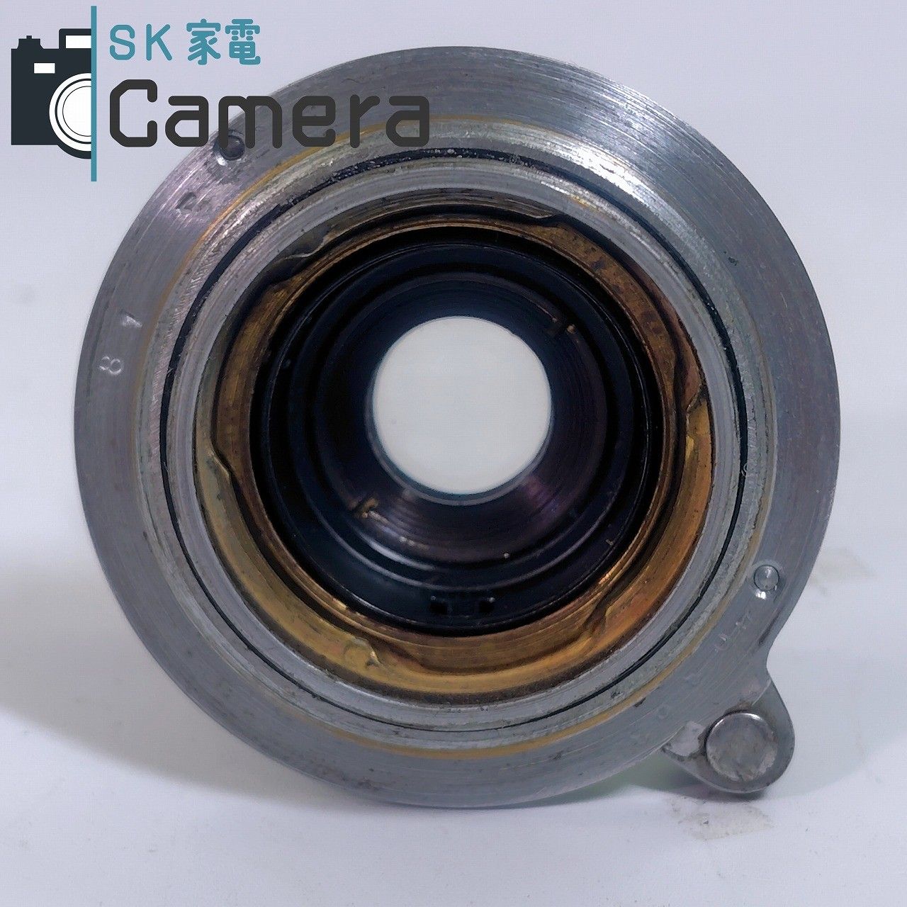 Leica 沈胴式レンズ【ロシア製】【L39】【f3.5】【50s】【分解清掃済 ライカL39/M対応の沈胴式レンズ「LTM 35mm f/2 Collapsible
