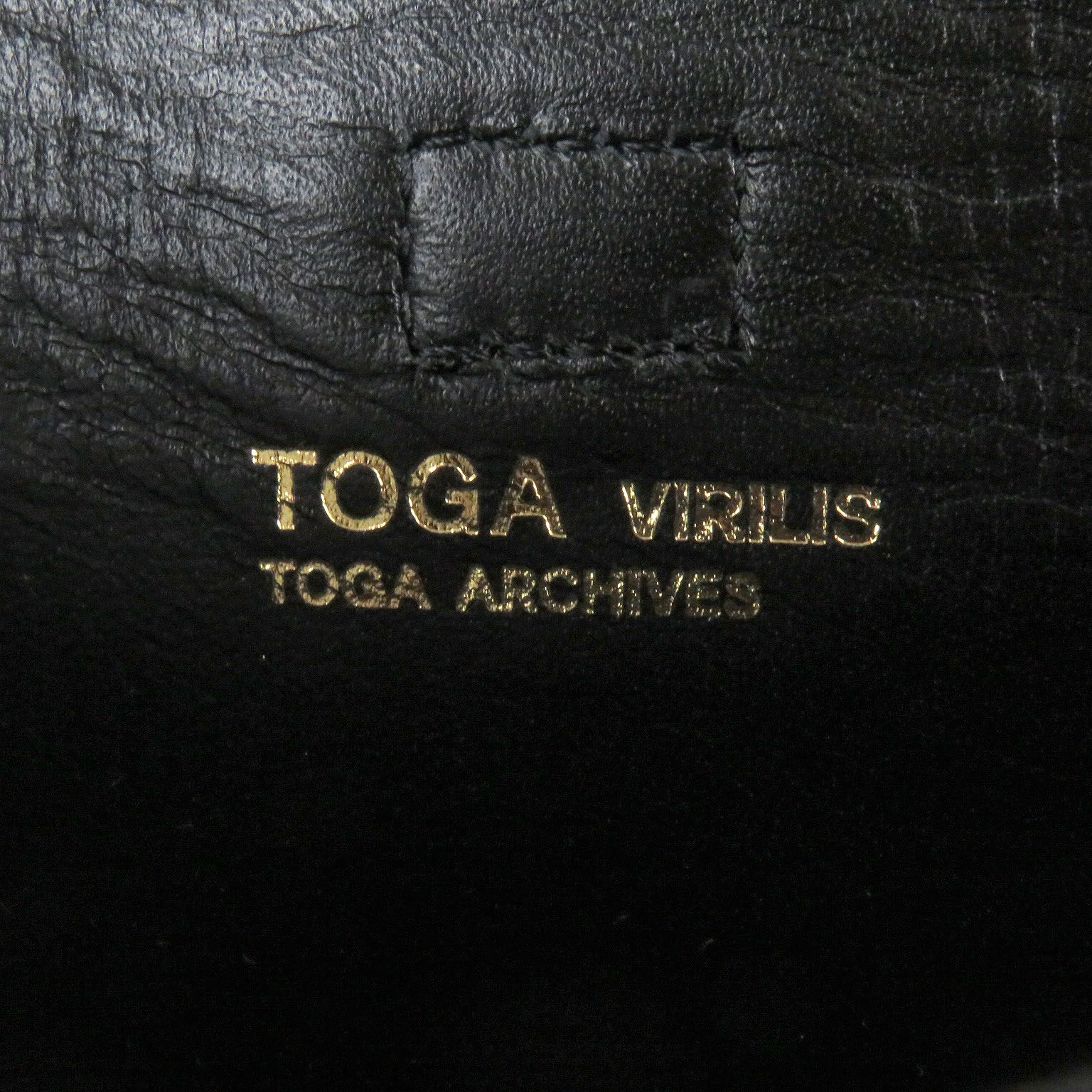 【美品】TOGA VIRILIS ベルトバッグ 2015AW 極美品□TOGA VIRILIS トーガビリリース Leather belt bag