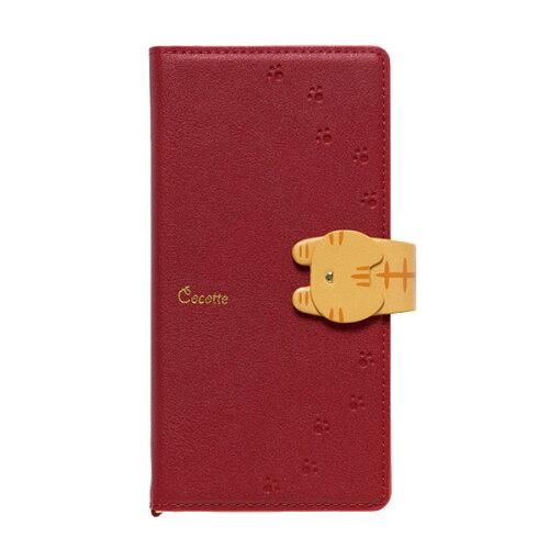 : Cocotte NATURALdesign Navy iP7-COT06 143×77×17mm 【新品・5営業日で発送】NATURALdesign Cocotte マルチタイプ手帳型ケース L-size ML-L-COT04 レッド (1605278)
