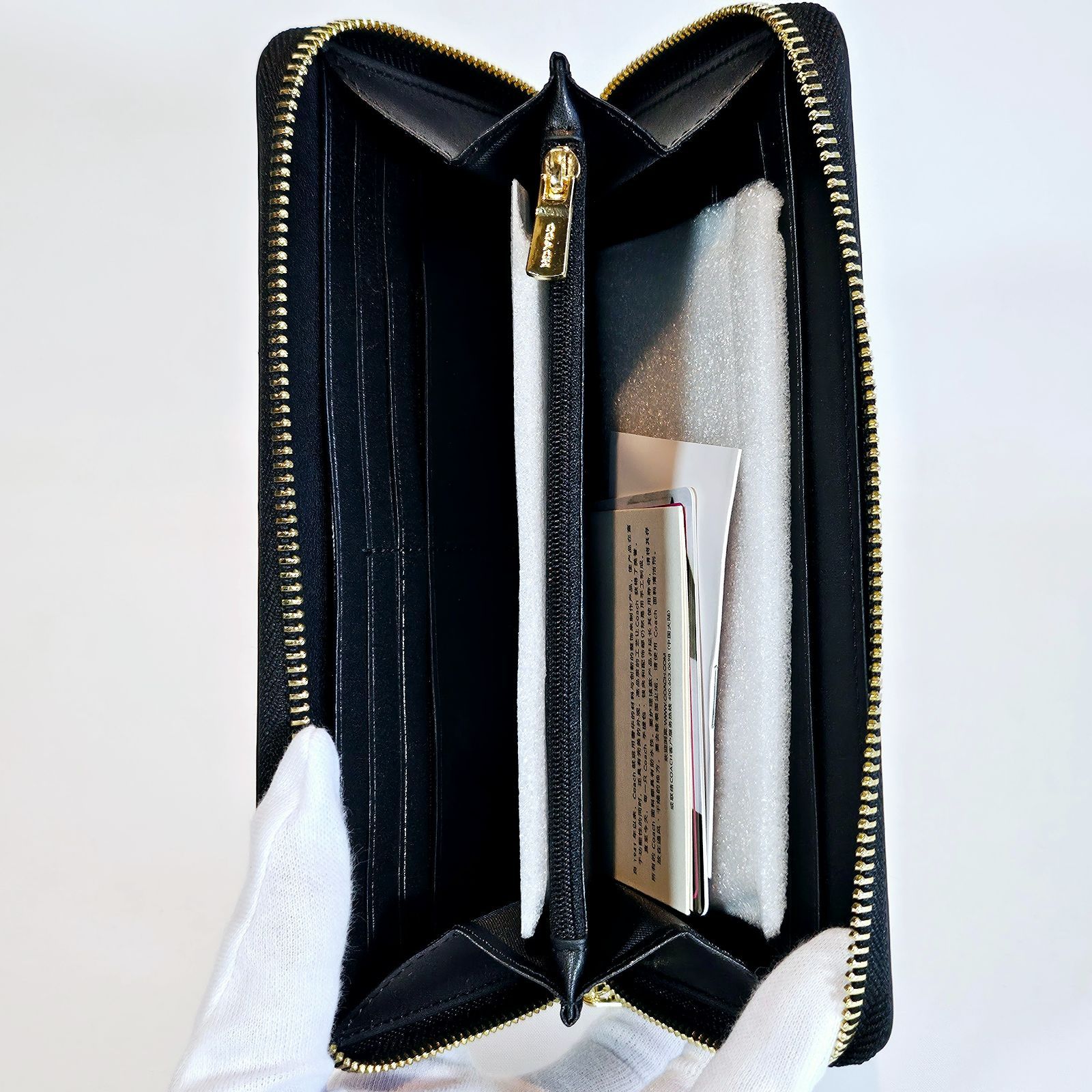 コーチ】新品 未使用 キルティング 長財布 ウォレット 小銭入れ - メルカリ