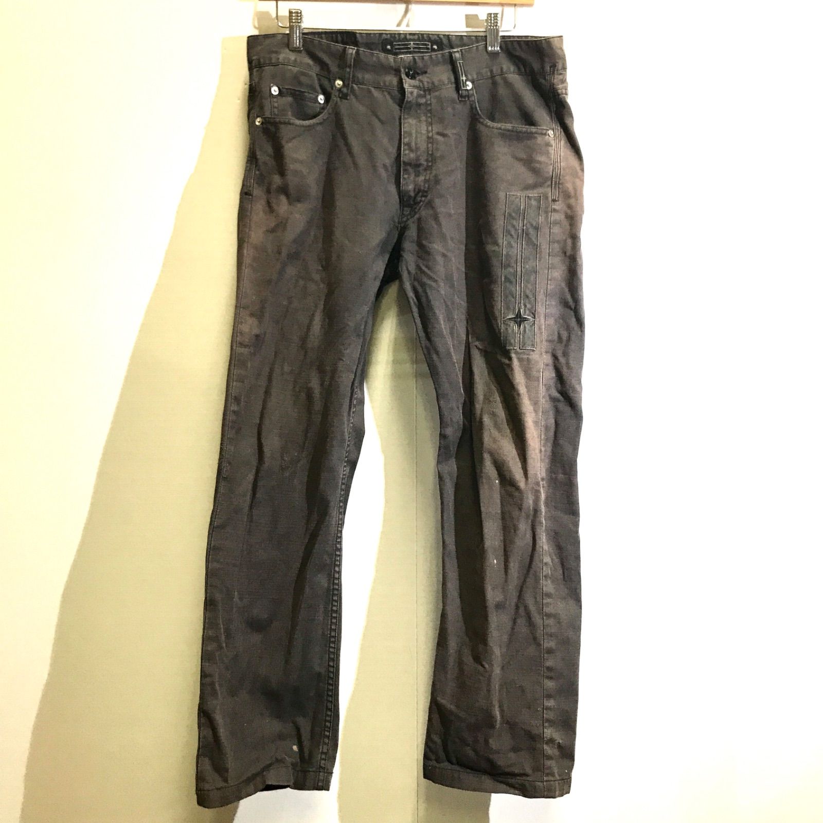 STONE ISLAND ストーンアイランド ダメージ加工ジーンズ メンズ 33 