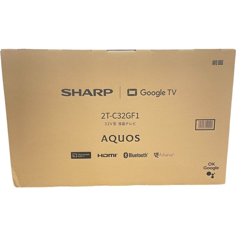 SHARP スマートハイビジョン液晶テレビ 2T-C32GF1 ブラック 家電 電化製品 12505K141