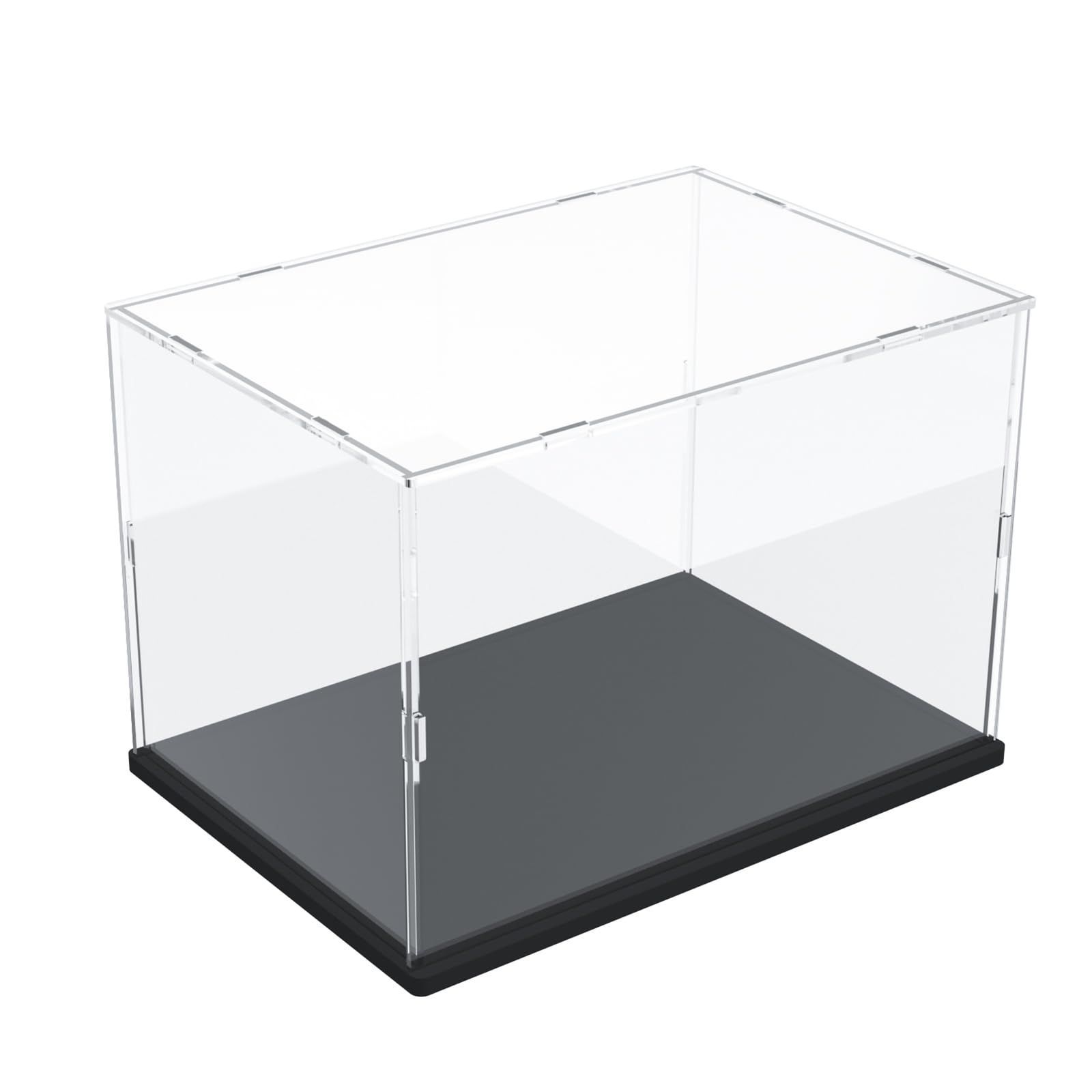 Size:幅30x奥行20x高さ20cm_Color:ブラック Duvinin アクリルケース