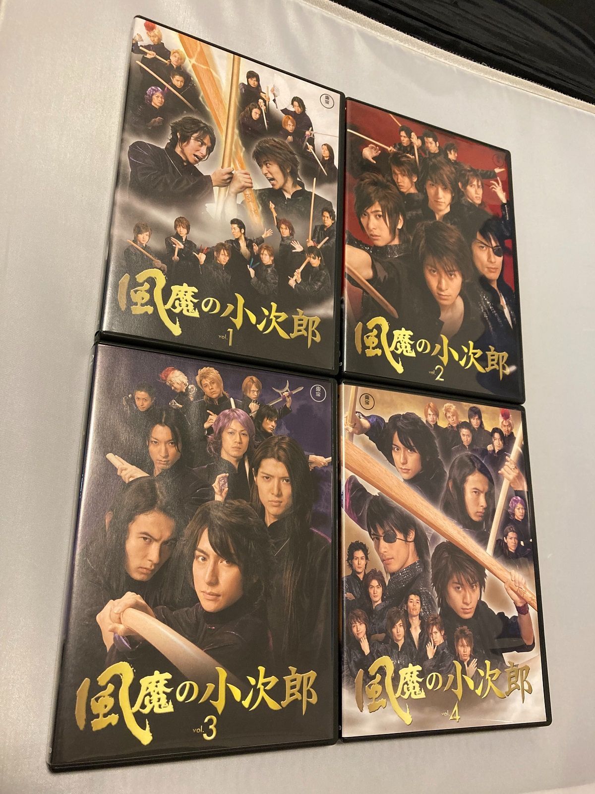 風魔の小次郎 Vol.1〜Vol.4 DVDセット - ブルーレイ
