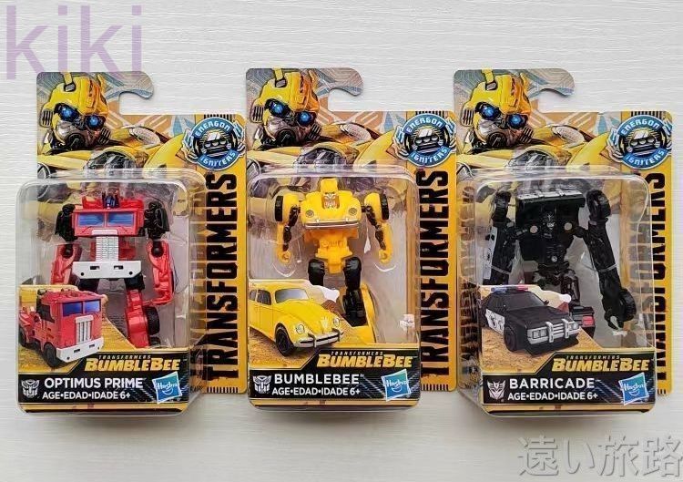 新品未使用【海外限定】ハズブロ トランスフォーマー 映画版 バンブルビー オプティマスプライム ボックス入り可動フィギュア