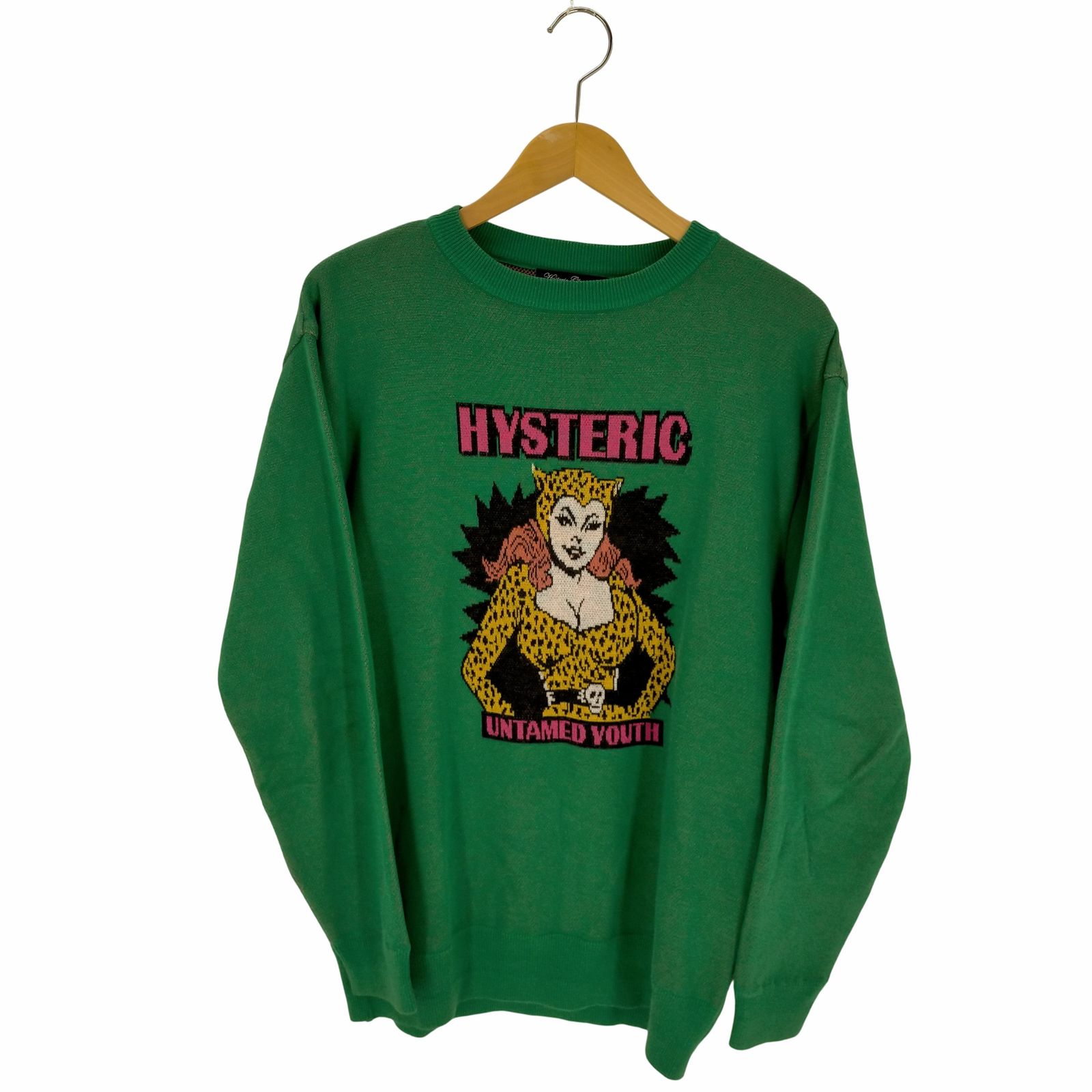 ヒステリックグラマー HYSTERIC GLAMOUR ジャガードニットセーター 