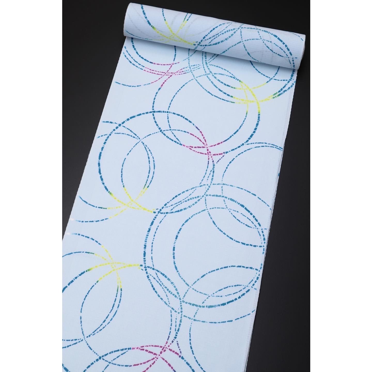 ◆浴衣「絞り丸紋繋ぎ」◆ゆうび謹製【新品】