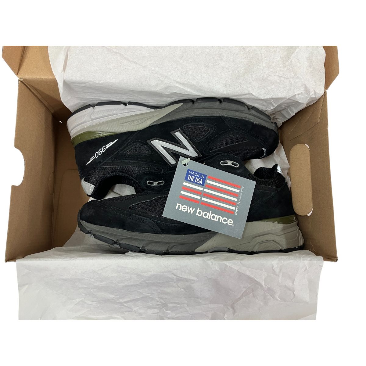 New Balance W990 BK4 ランニングシューズ スニーカー 24cm ブラック 靴 ニューバランス T9963990
