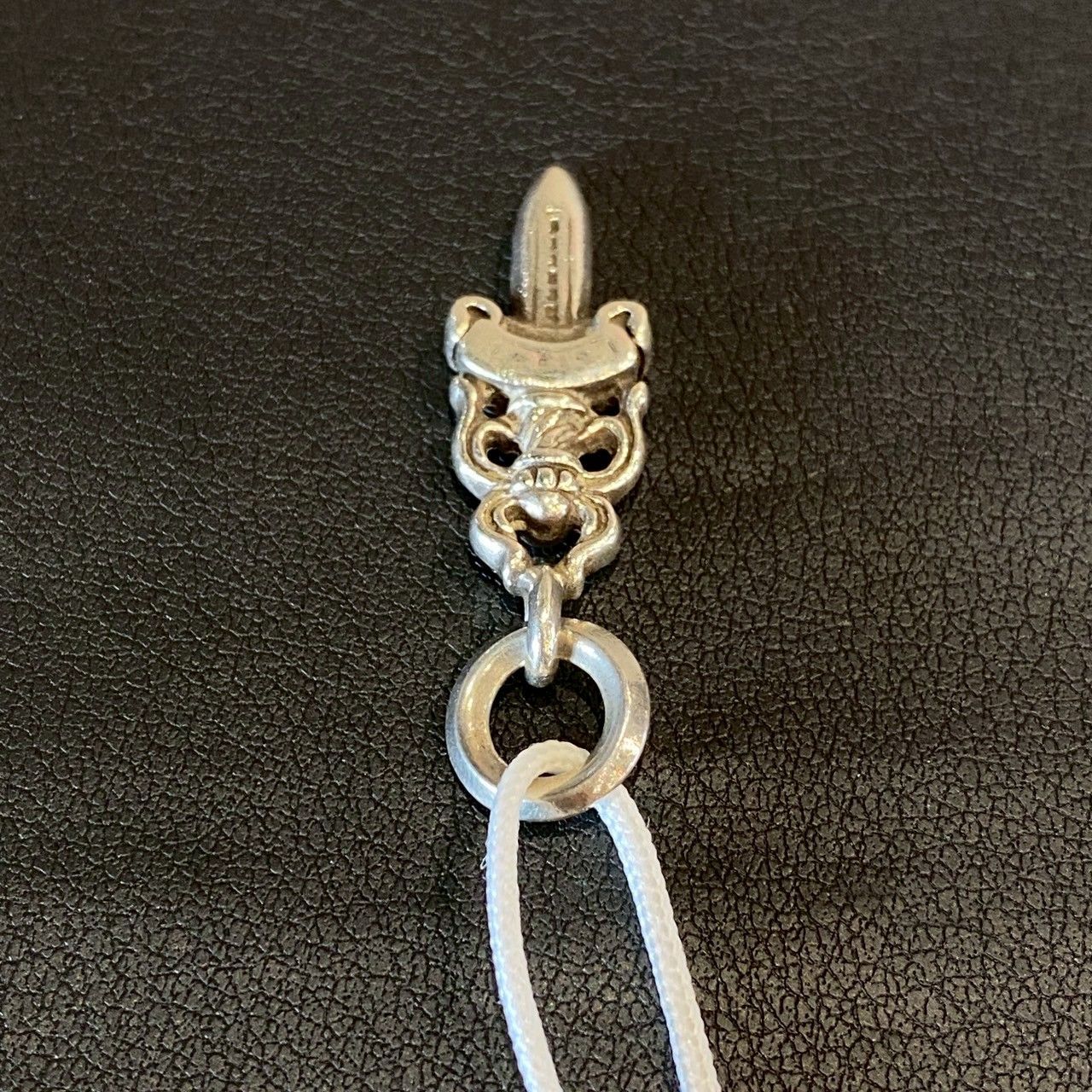クロムハーツタガーペンダントトップ CHROME HEARTS クロムハーツ DBL DAGGER ダブルダガー