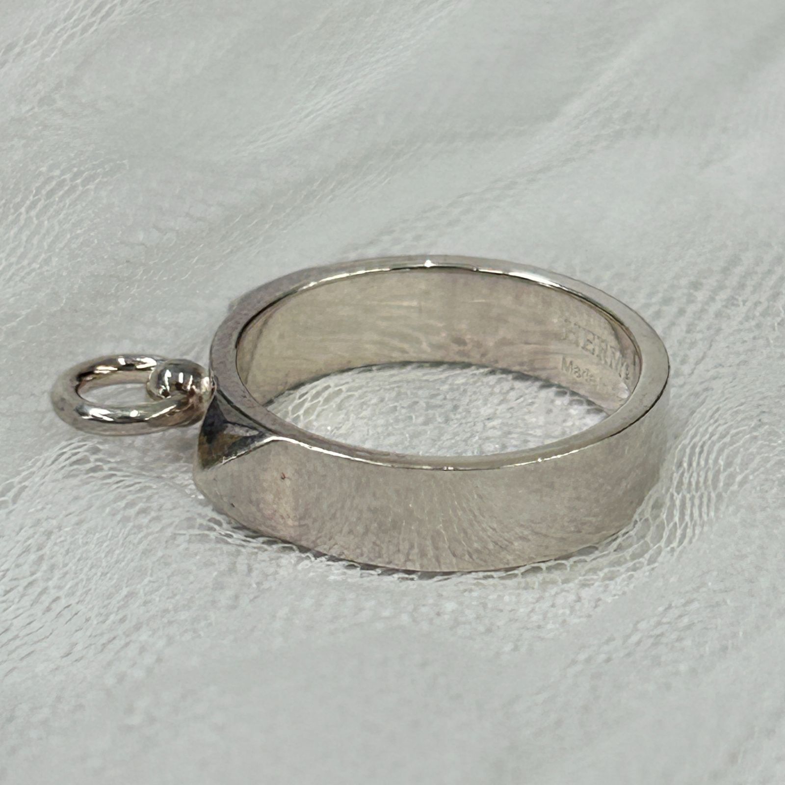 HERMES コリエドシアン　シルバーリング53 HERMES エルメス Collier de Chien GM Silver925 コリエドシアン