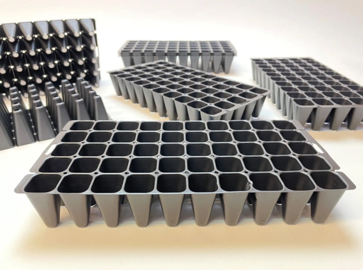 穴小]カットセルトレイ(10×5=50穴/2.3cm四角)単品×6枚セット